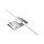 Velleman - MMP004 - Selbstklebender Kabelcilp - Ø 3.5 - 3.8 mm / 21 x 10 mm / 10 St.