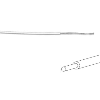 MONTAGEKABEL - ø 1.4 mm - 0.2 mm² - VOLLER KERN - WEIß