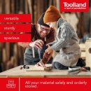 Toolland MP530 Metallwerkzeugkiste 530 x 200 x 200 mm | 5...