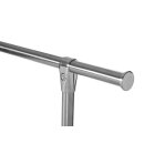 Perel - MP61 - Metall Kleiderständer freistehend mit 1 Kleiderstange - 125 x 50 x 130 cm