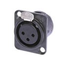 NEUTRIK - XLR-EINBAUBUCHSE, 3-POLIGE CHASSISBUCHSE,...