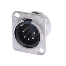 NEUTRIK - XLR-EINBAUBUCHSE, 5-POLIGER CHASSISTECKER,...
