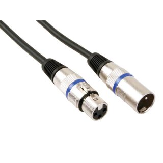 HQ Power - PAC120 - XLR-Kabel, 1 x XLR männlich, 1 x XLR weiblich, 1 m, ideal für die Audioübertragung