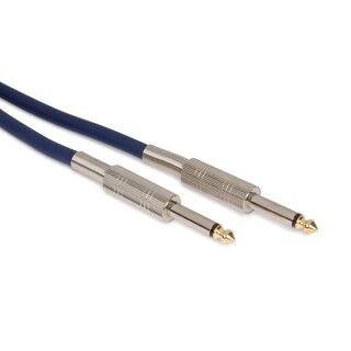 PROFESSIONELLES LAUTSPRECHERKABEL 6.35mm MONO-KLINKENSTECKER AUF 6.35mm MONO-KLINKENSTECKER - BLAU (10m)