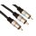RGB VIDEO CINCH-STECKER AUF RGB VIDEO CINCH-STECKER / PROFESSIONELL / 1.50m