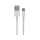 KABEL - USB 2.0 A STECKER AUF MFI LIGHTNING (8-POLIG, STECKER) - WEIß - 1 m