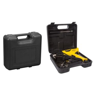 Toolland - PHG2 - Heißluftpistole, 2000 W, 350-550 °C, 250-550 L/min - Mit Zubehör, - Gelb