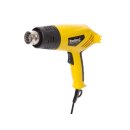 Toolland - PHG2 - Heißluftpistole, 2000 W, 350-550 °C, 250-550 L/min - Mit Zubehör, - Gelb