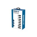 HQ Power - PSS6E/PLUGS - Set mit 8 universallen Stecker, für 5.5 x 2.1 mm DC-Stecker