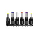 HQ Power - PSS6EMV25 - Steckernetzteil - Einstellbar - 100-240 V - 3 bis 12 VDC - 1 A + 6 Stecker