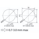 Velleman - R13244BG/LED - Wippenschalter mit Beleuchtung - Grüne LED 12V- 2P/ON-OFF