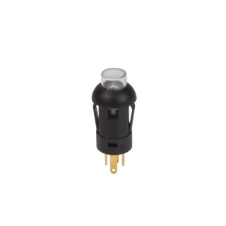 MINI-DRUCKTASTER - RUND - SPST AUS-(EIN) - 1P - MIT KABELN - WEIßE LED