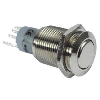 DRUCKSCHALTER - RUND - METALL - SPDT 1NO 1NC
