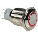 Velleman R1610R Druckschalter Metall SPDT 1NO/1NC mit...