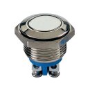 DRUCKTASTER - FLACH - EDELSTAHL - SPST 1NO