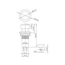 Velleman R1821A/B/125 Druckschalter AUS-EIN mit...