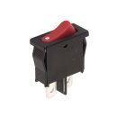 LEISTUNGSWIPPENSCHALTER 6A-250V SPST EIN-AUS - ROTE WIPPE