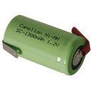 NI-MH 1.2 V - 1.3 Ah MIT LÖTFAHNEN IN...