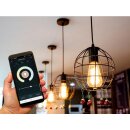 Perel - SMART1211 - Smart-WI-FI-LED-Lampe mit Filament - Warmweiß & intensiv Warmweiß - E27 - ST64