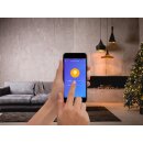 Perel - SMART1213 - Smart-WI-FI-LED-Lampe mit Filament - Warmweiß & intensiv Warmweiß - E27 - G125