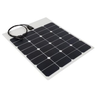 Perel SOL50F Flexibles Solarmodul 12V 50W | Wetterfestes Solarpanel