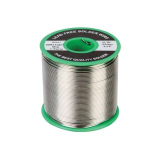 BLEIFREIES LÖTZINN Sn99.3% - Cu0.7% 1mm 500g