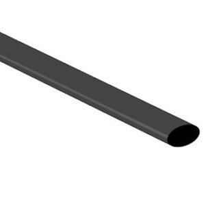 SCHRUMPFSCHLAUCH 6.4 mm - SCHWARZ - 50-tlg.