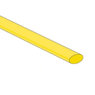 SCHRUMPFSCHLAUCH 6.4mm - GELB - 50 ST.