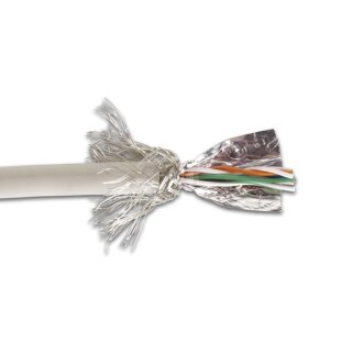 SFTP-KABEL CAT5E 4 x 2 x 0.51mm ABGESCHIRMT / 4 VERDRILLTE PAARE