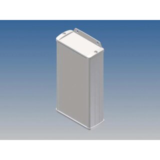 ALUMINIUMGEHÄUSE - WEIß - 160 x 85.8 x 36.9 mm - mit Flansch