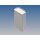ALUMINIUMGEHÄUSE - WEIß - 160 x 85.8 x 36.9 mm - mit Flansch