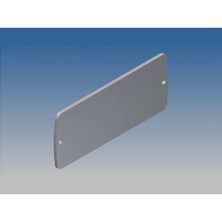 ALUMINIUMPLATTE FÜR TEKAM 2 - SILBER - 85.8 x 36.9 x 2 mm