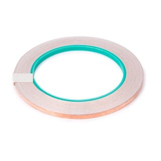 Velleman Kupferklebeband – 5 mm x 25 m – Selbstklebend – EMI-Abschirmung