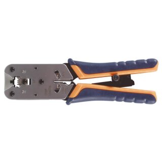 PROFESSIONELLE CRIMPZANGE FÜR WESTERNSTECKER 8P8C (RJ45)