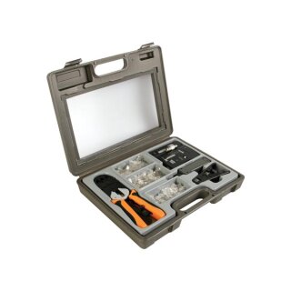CRIMPSET FÜR WESTERNSTECKER 4P4C (RJ10), 6P4C (RJ11), 6P6C (RJ12), 8P8C (RJ45)