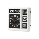 Perel WC106 Kalenderuhr mit Flip-Display | Große Anzeige für Senioren