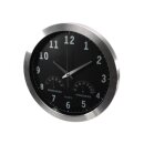 Perel WC118 Analoge Wanduhr 35,5 cm | DCF, Thermometer & Hygrometer