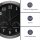 Perel WC118 Analoge Wanduhr 35,5 cm | DCF, Thermometer & Hygrometer