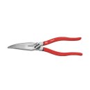 Wiha Flachrundzange Classic mit Schneide gebogene Form,...