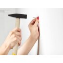 Toolland - WH300 - Schlosserhammer, Zimmermannshammer - Holzgriff - Stahlkopf 300 g für alle Aufgaben im und rund um das Haus