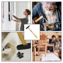 Toolland - WH300 - Schlosserhammer, Zimmermannshammer - Holzgriff - Stahlkopf 300 g für alle Aufgaben im und rund um das Haus