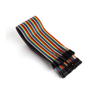 JUMPER-KABEL (40 x DRAHTBRÜCKEN-BUCHSE, 40 x DRAHTBRÜCKEN-BUCHSE) 30 cm