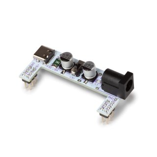 Whadda - WPM467 - Breadboard Stromversorgungsmodul - 3,3 V/5 V - geeignet für MB102 Breadboard 830P