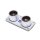 Whadda - WPSE306N - Ultraschall-Entfernungssensor, Modul, 2 Stück, 3,3-5 VDC, Erfassungsbereich 3-550 cm, weiß