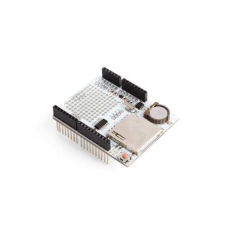 Whadda - WPSH202 - Arduino kompatibles Datenaufzeichnungs-Shield, SD-Karte, Backup-Batterie, stapelbar, Prototyping