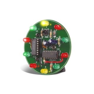 Whadda - WSG152 - Lötbausatz, elektronisches Rad, 10 LEDs