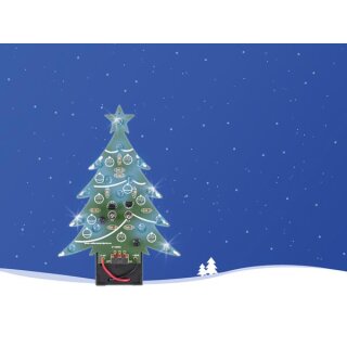 WEIHNACHTSBAUM - BLAUE LEDs - EIN/AUS-SCHALTER