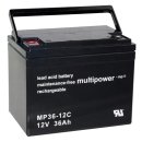 Multipower - MP36-12C - 12 Volt 36Ah Pb