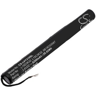 Ersatzakku - CS-LVY310SL - Lenovo Yoga Tab 3 10 / L15D3K32 - 3,6 Volt 8200mAh Li-Ion