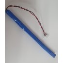 Ersatzakku für Notbeleuchtung - Stab - Micro AAA - 4,8 Volt 600mAh Ni-MH [Hochtemperatur] mit Ableiter ca. 15cm - isoliert mit Schrumpfschlauch inkl. XHP-2 Stecker